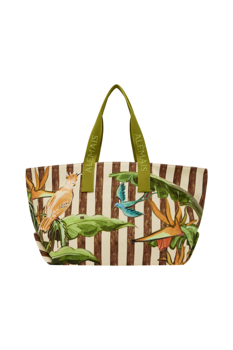 Toucan Tango Canvas Beach Tote 4