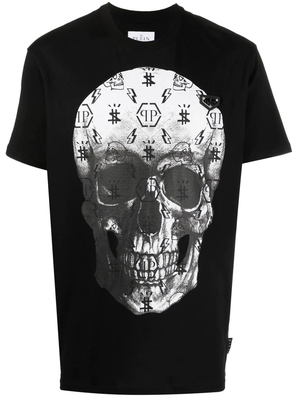 skull-print short-sleeve T-shirt - 1