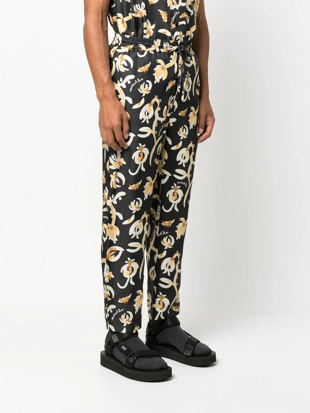 Jain floral-print trousers - 3