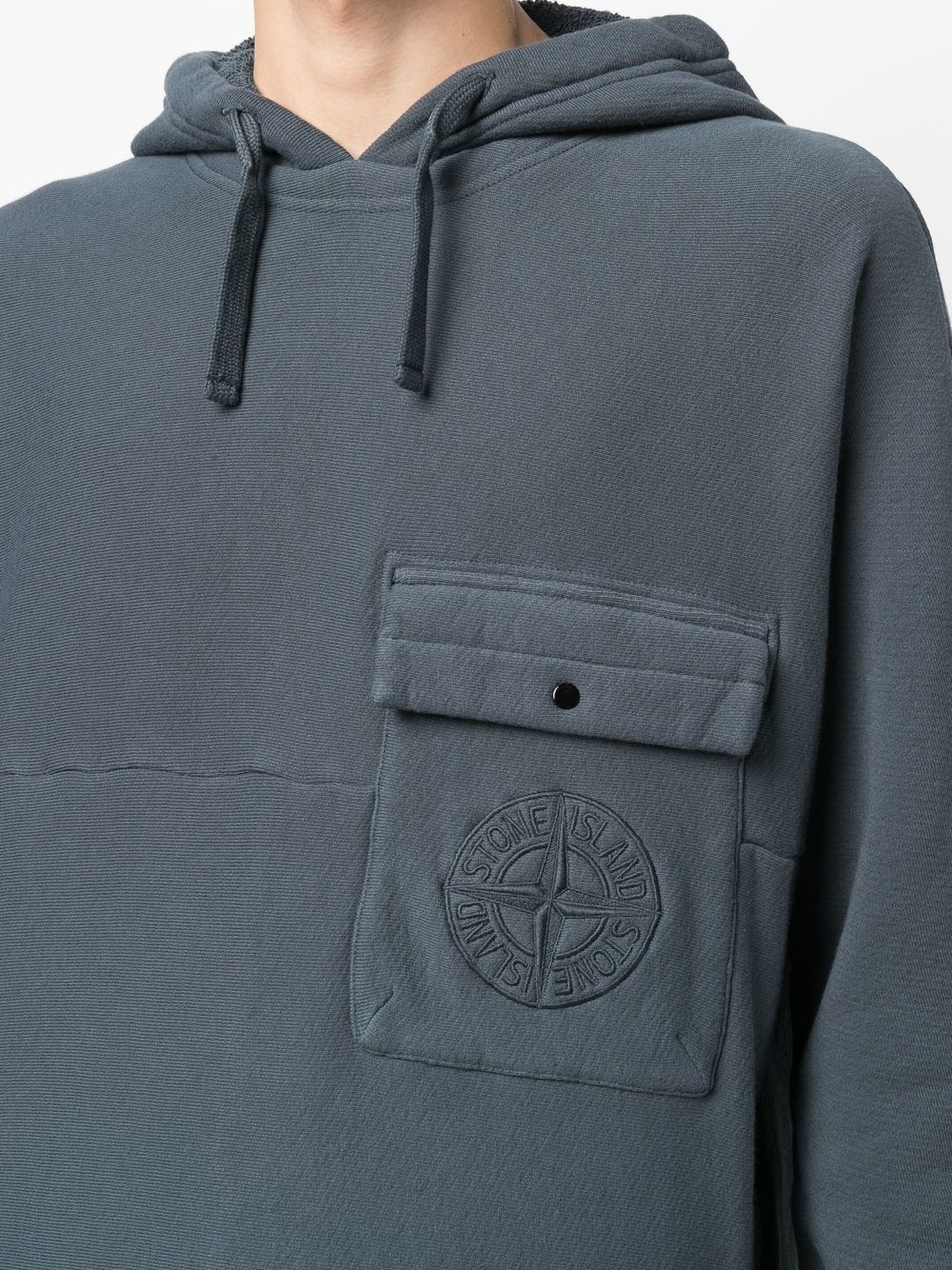 Compass flap pocket hoodie - 5