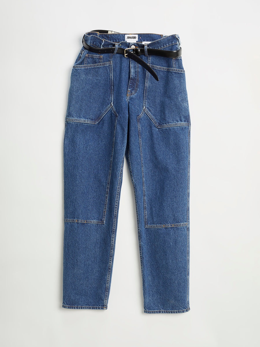 Magliano | Super Work Pants Slightly Washed Blue - 1
