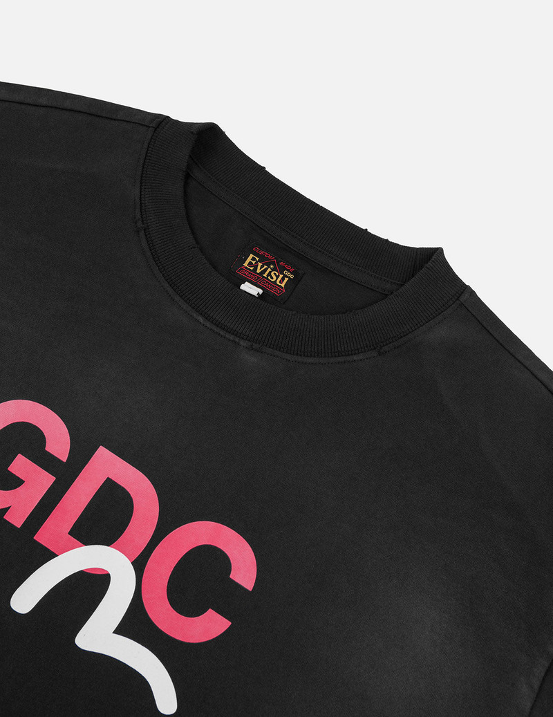 EVISU X GDC Dirty Wahsed Relax Fit T-shirt 8