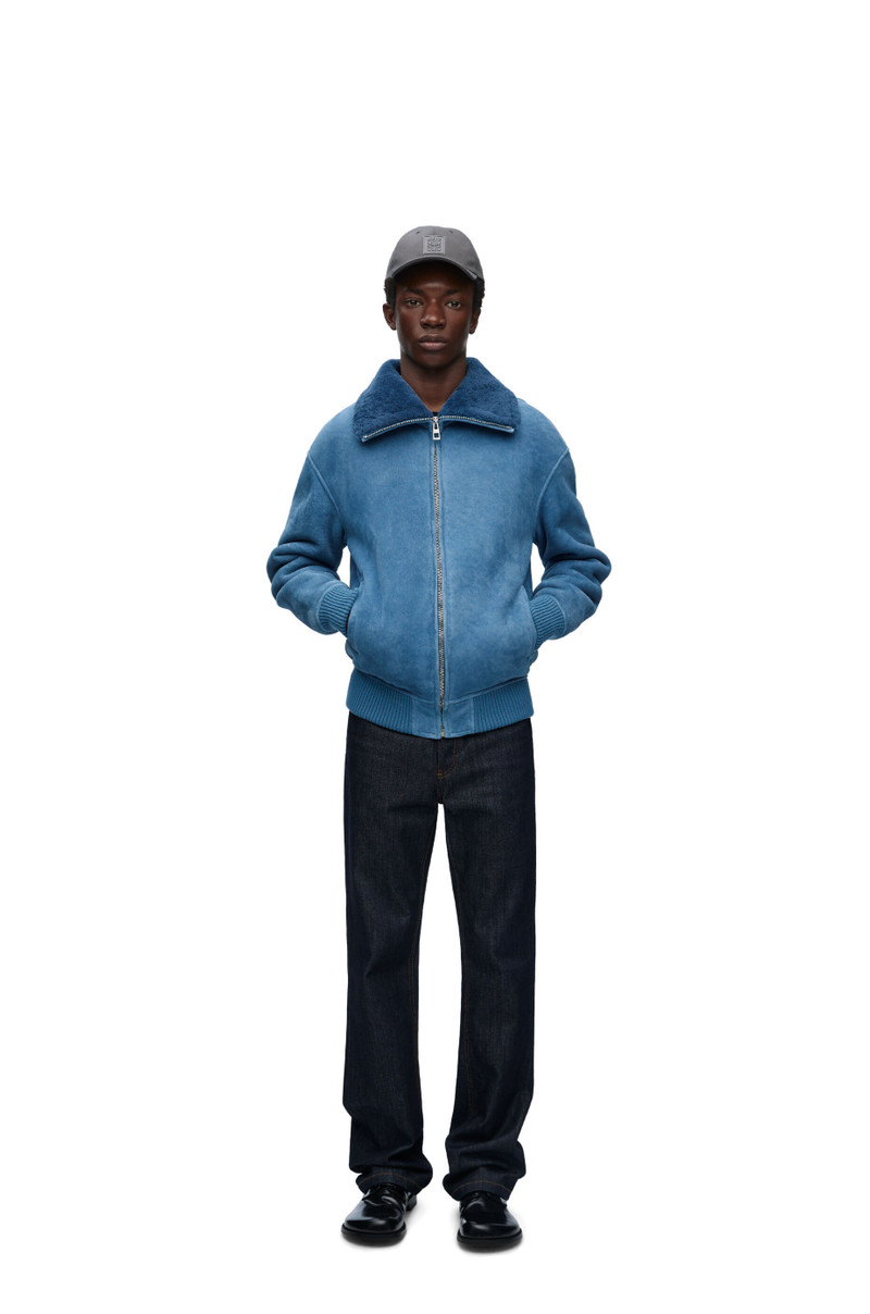 Loewe Bomber jacket in shearling outlook