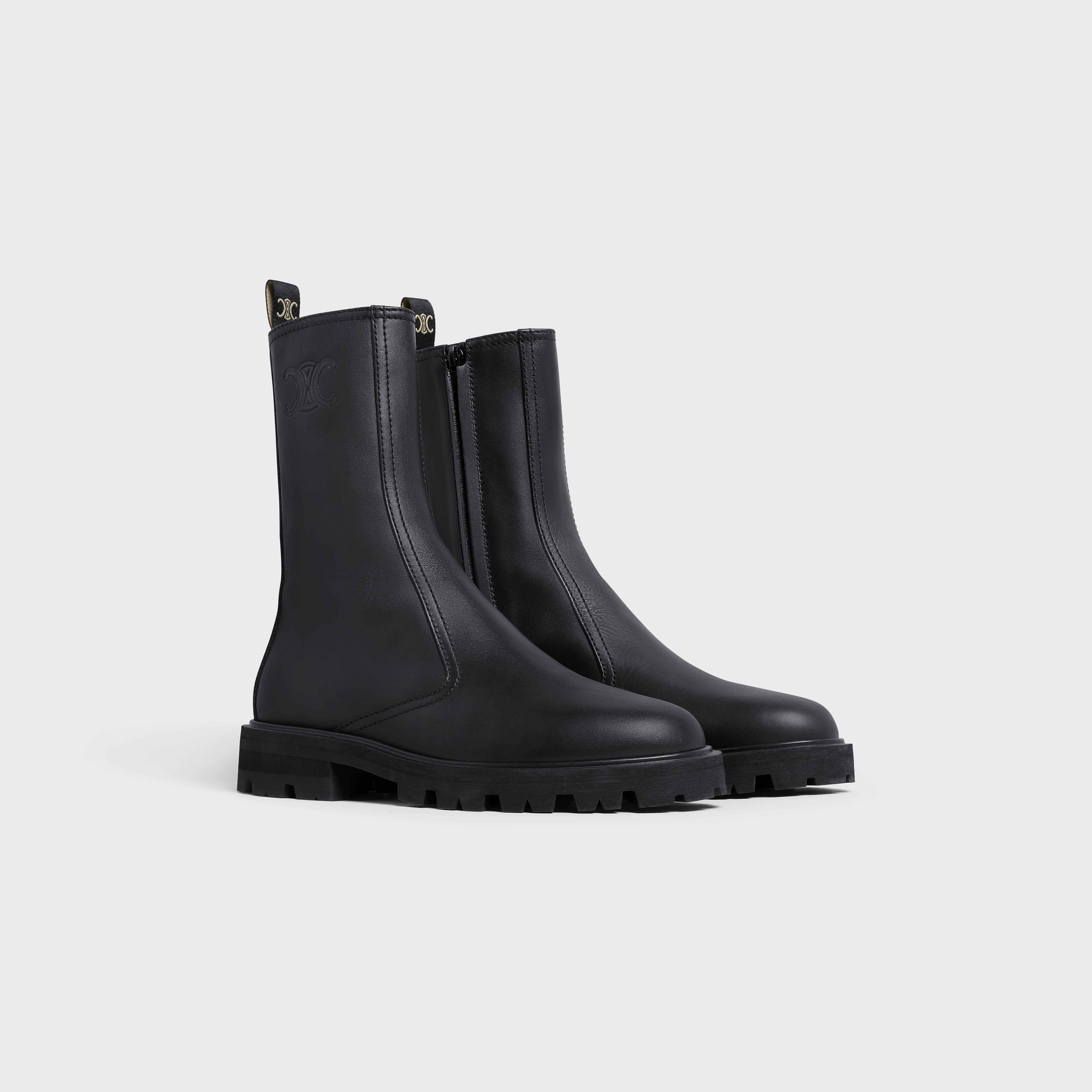 Margaret medium zipped boot in Calfskin - 2