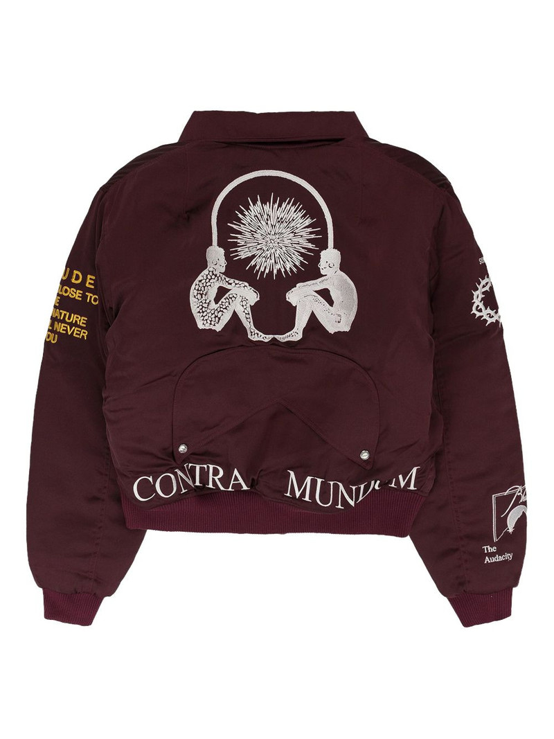 Rhude embroidered bomber jacket outlook