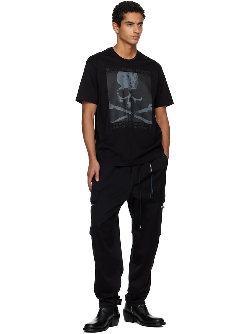MASTERMIND WORLD Black Poster SS T-shirt outlook