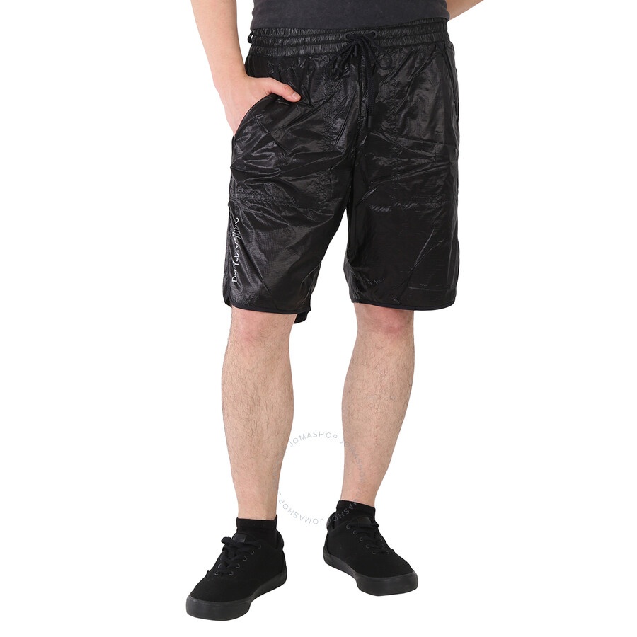 Moncler Men's Black Grenoble Drawstring Track Shorts - 3