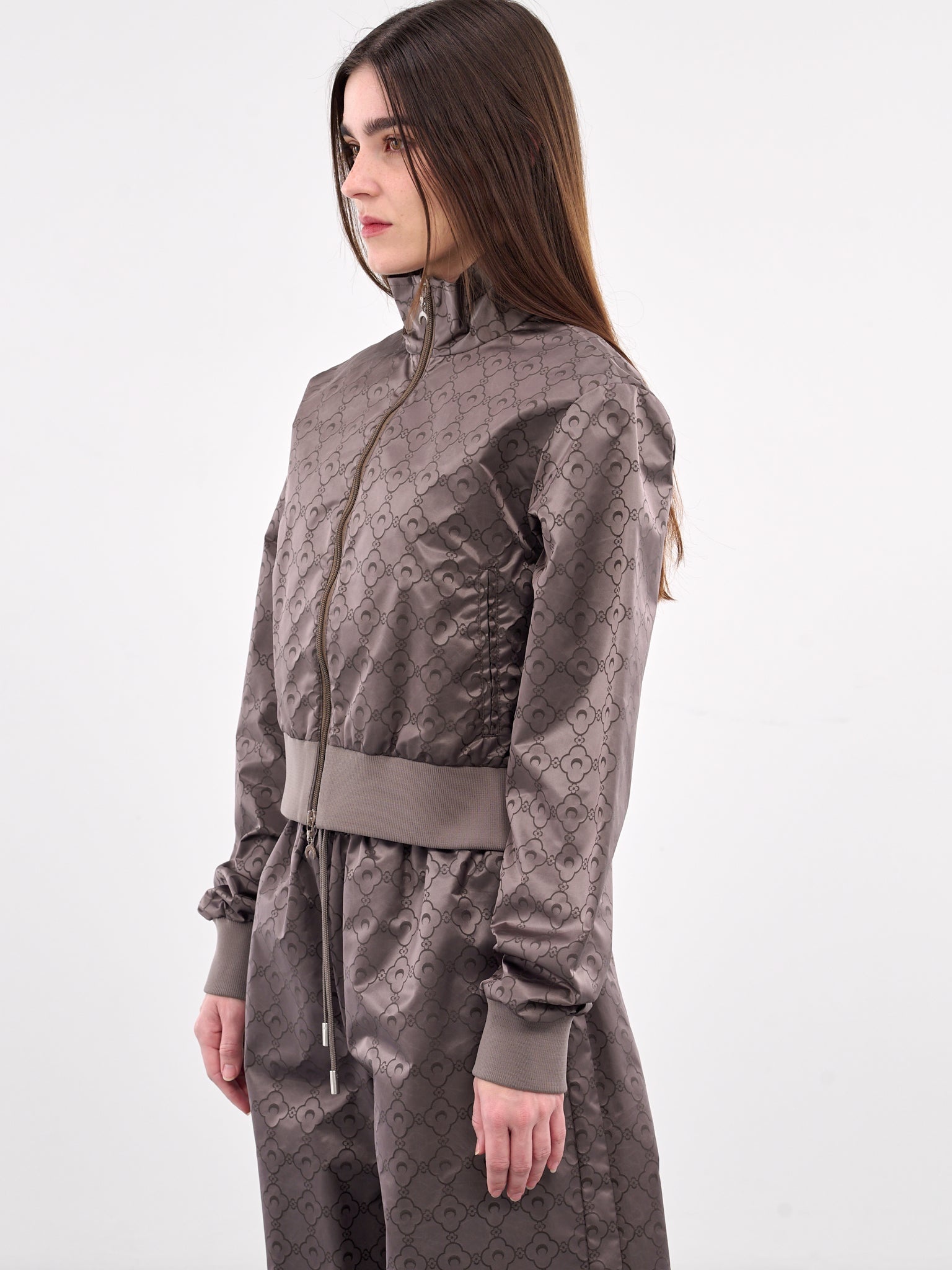 Recycled Jacquard Nylon Track Jacket - 2