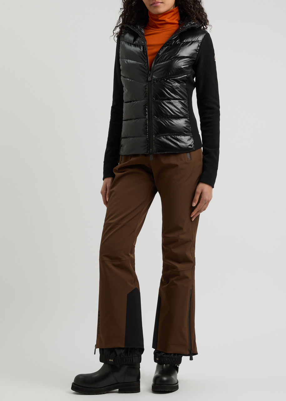 Moncler Logo Quilted Shell and Fleece Cardigan - 4