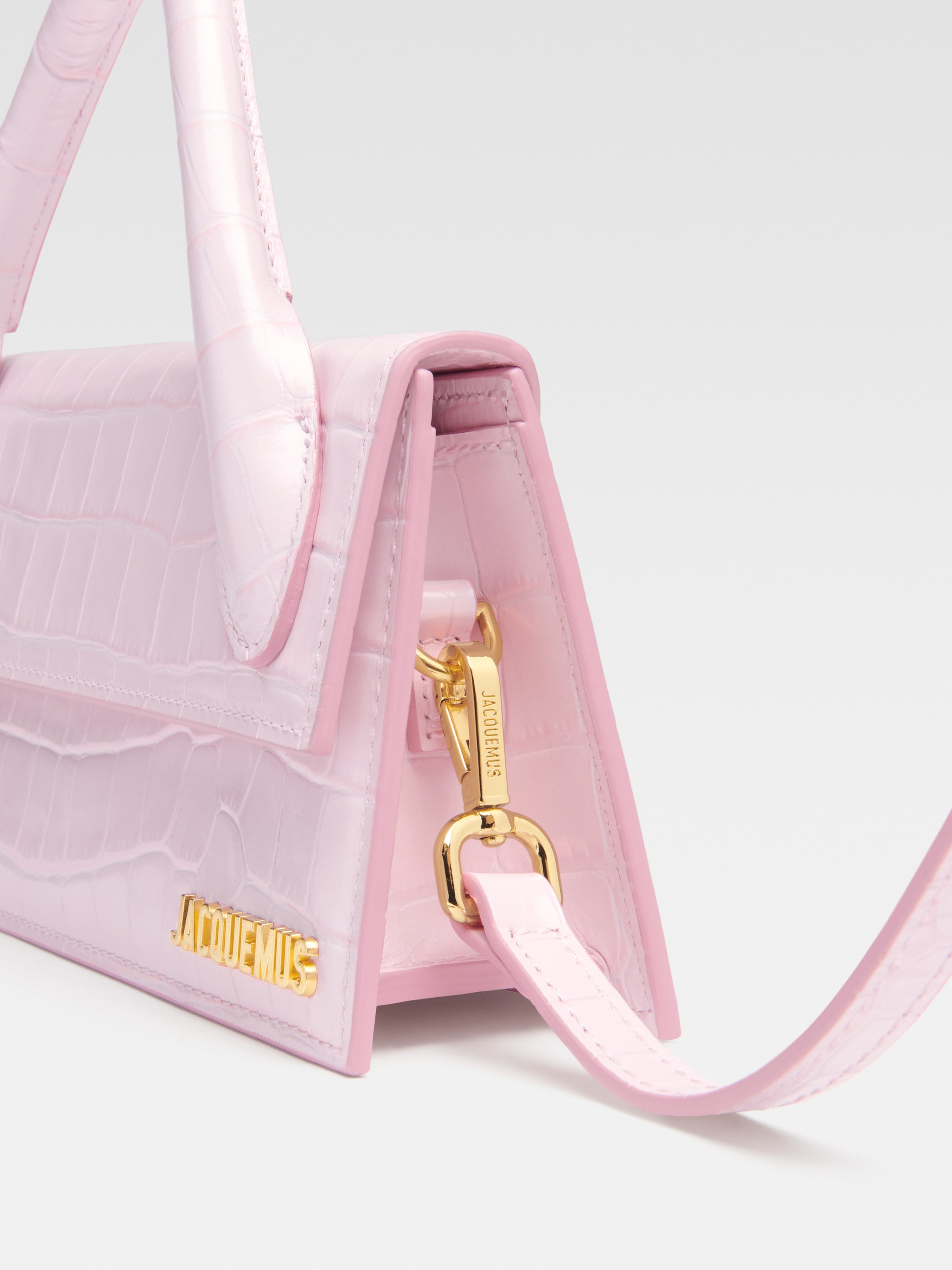 Le Chiquito Long Bag - Jacquemus - Pink - Leather