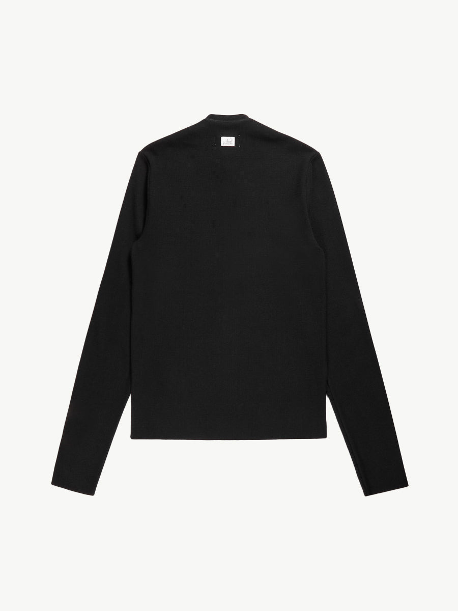 Nudo Serafino Long Sleeve Black - 3