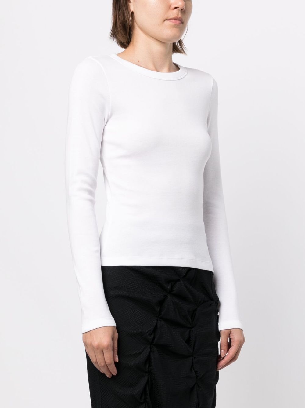 long-sleeve cotton T-shirt - 3
