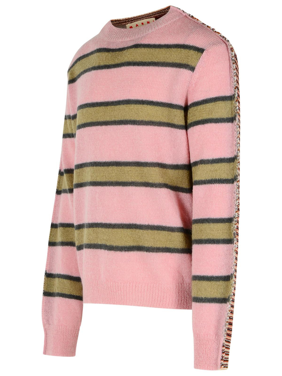 Marni Pink Mohair Blend Sweater Men - 2