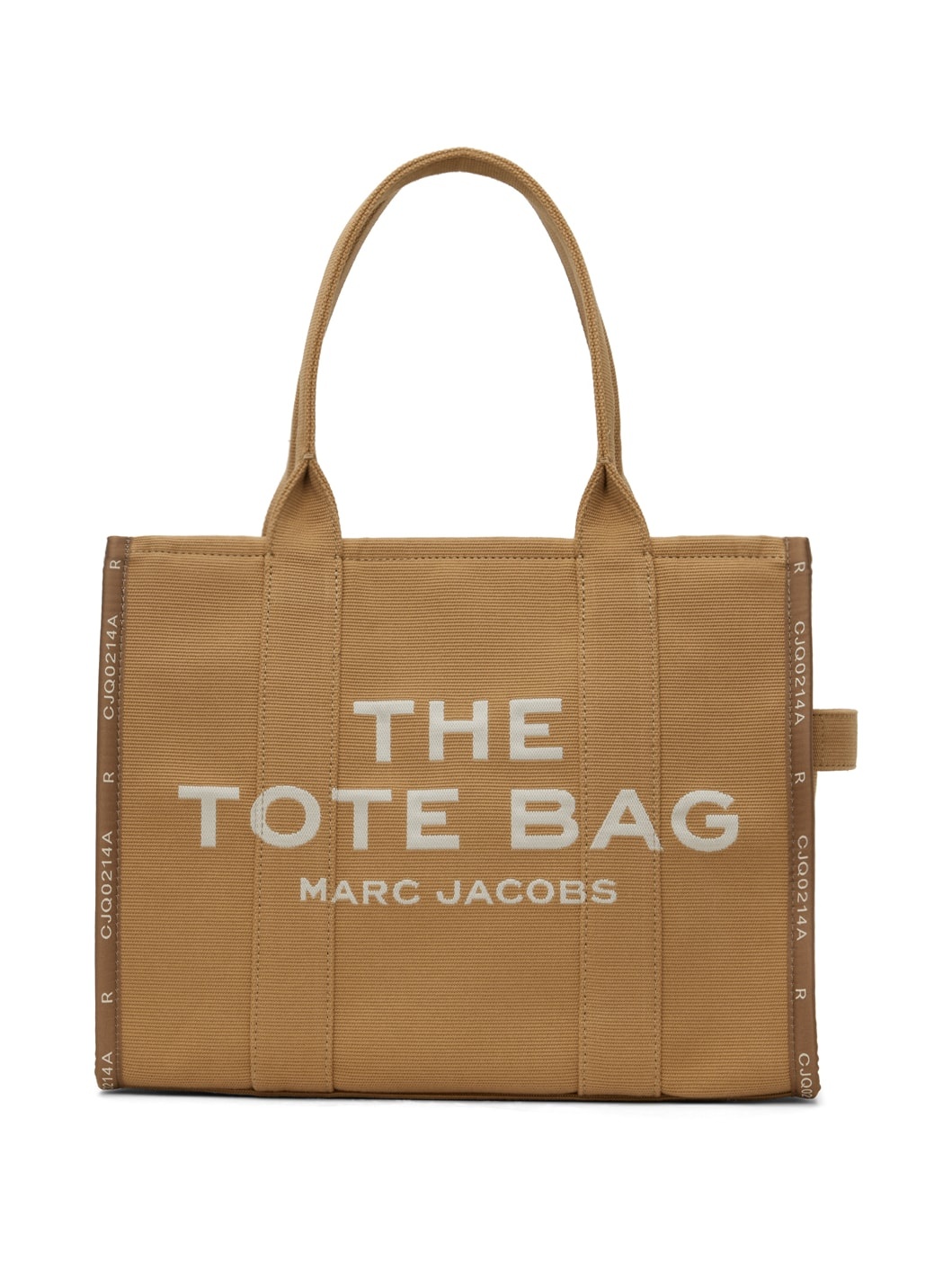 Marc Jacobs Tan The Jacquard Large Tote ssense REVERSIBLE