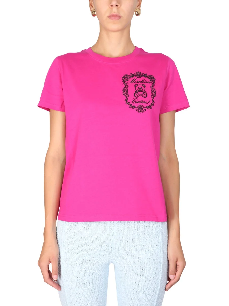 Moschino Women T-Shirt With Logo - 1