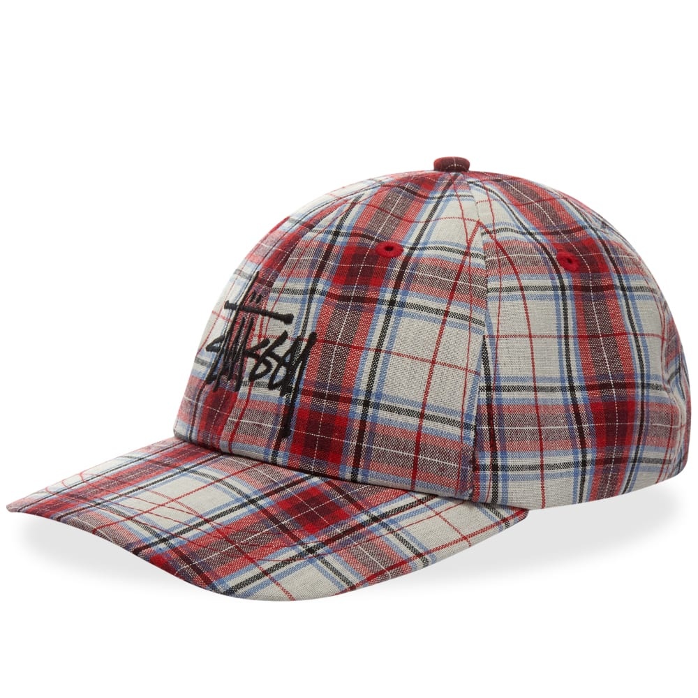 Stussy Madras Plaid Big Logo Low Pro - 1