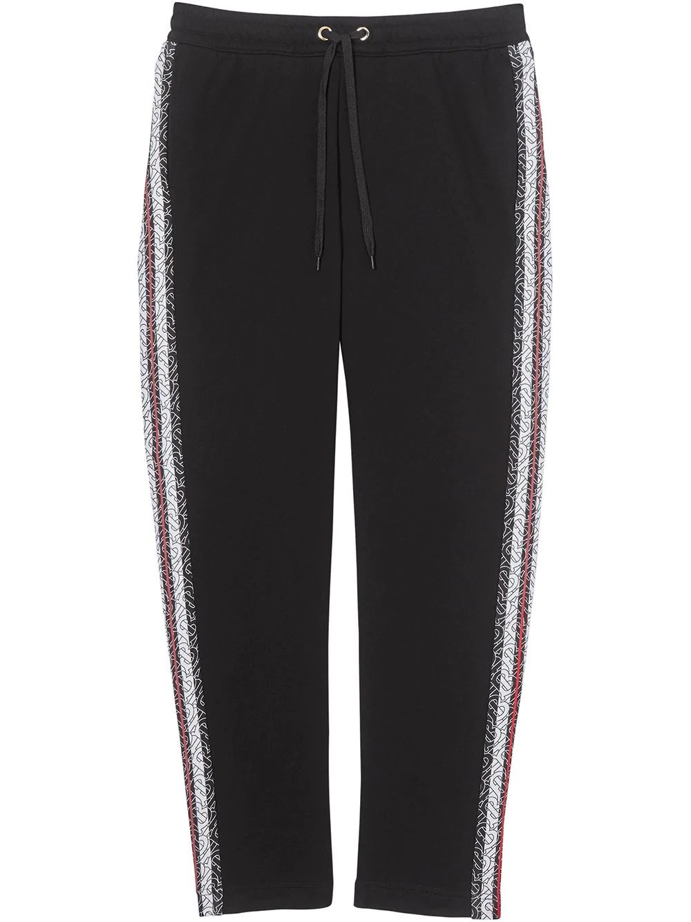 monogram stripe panelled track pants - 1