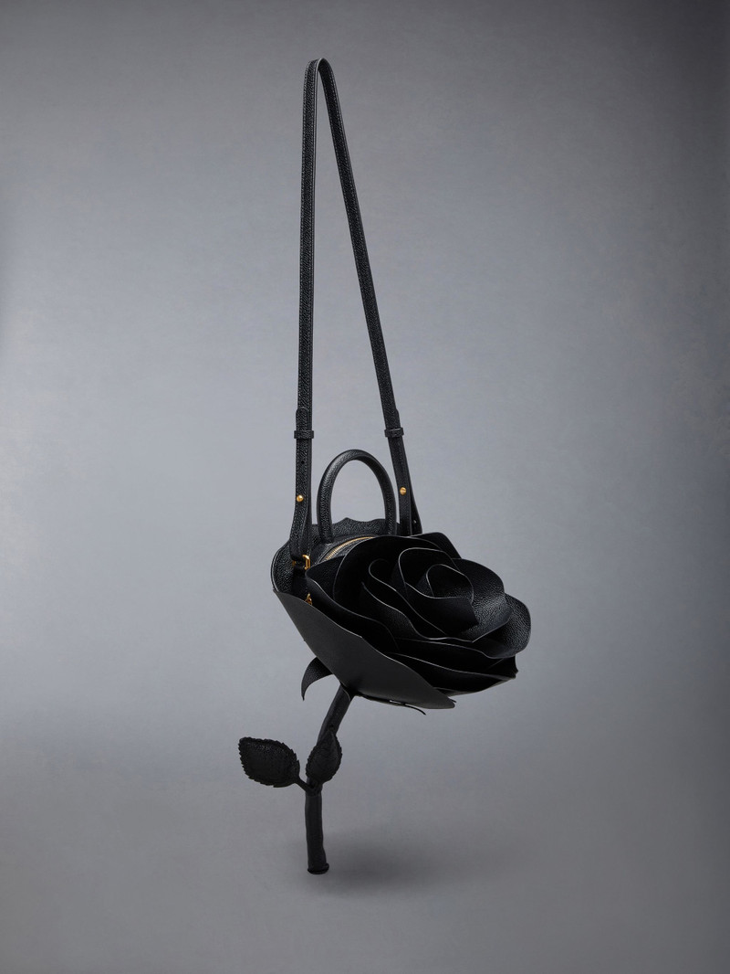 Thom Browne small Rose pebbled crossbody bag outlook