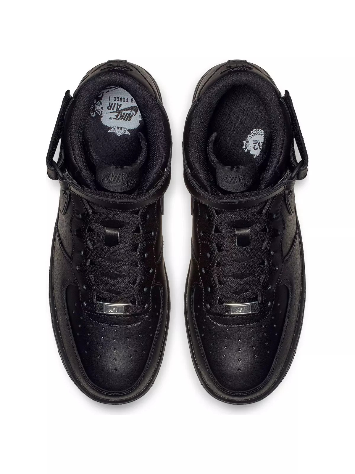Air Force 1 Mid "Black" Men's Shoe - 7