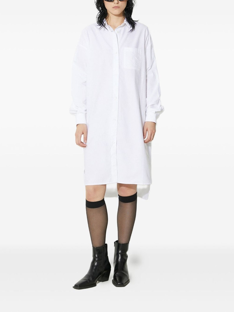 angels-embroidered midi shirt dress 1