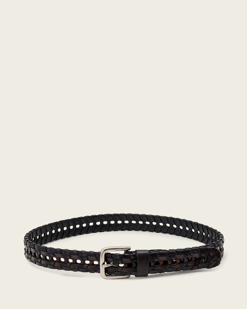 MAC WOVEN LEATHER BELT 4