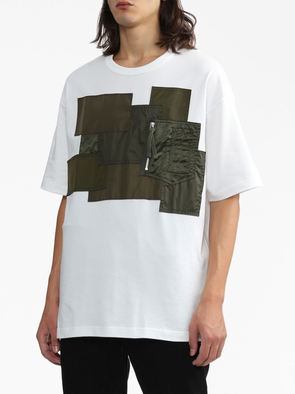 chest-pocket cotton T-shirt - 3