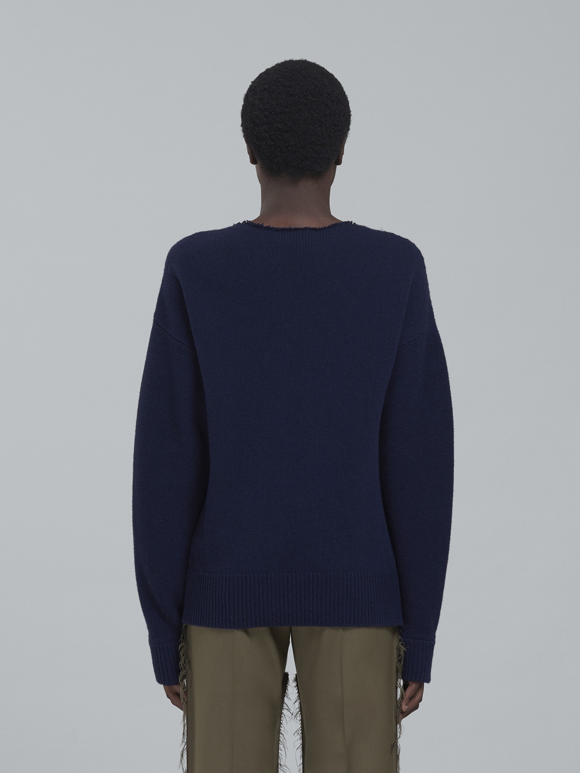 SHETLAND WOOL MARNI ON ME CREWNECK SWEATER - 3