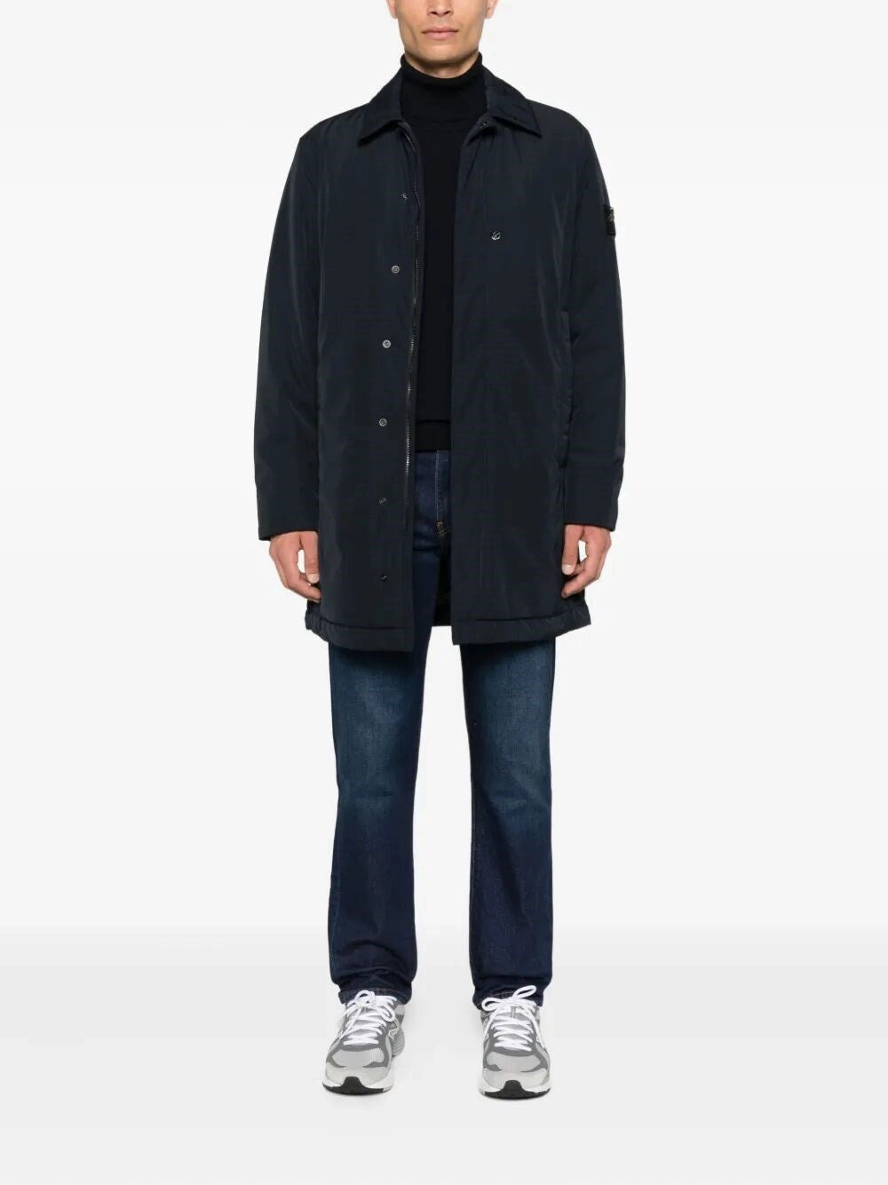 Stone Island Men T-Neck Sweater - 2