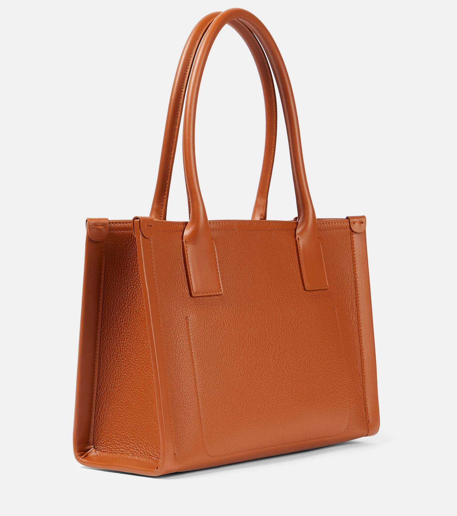By My Side Large leather tote bag - 4