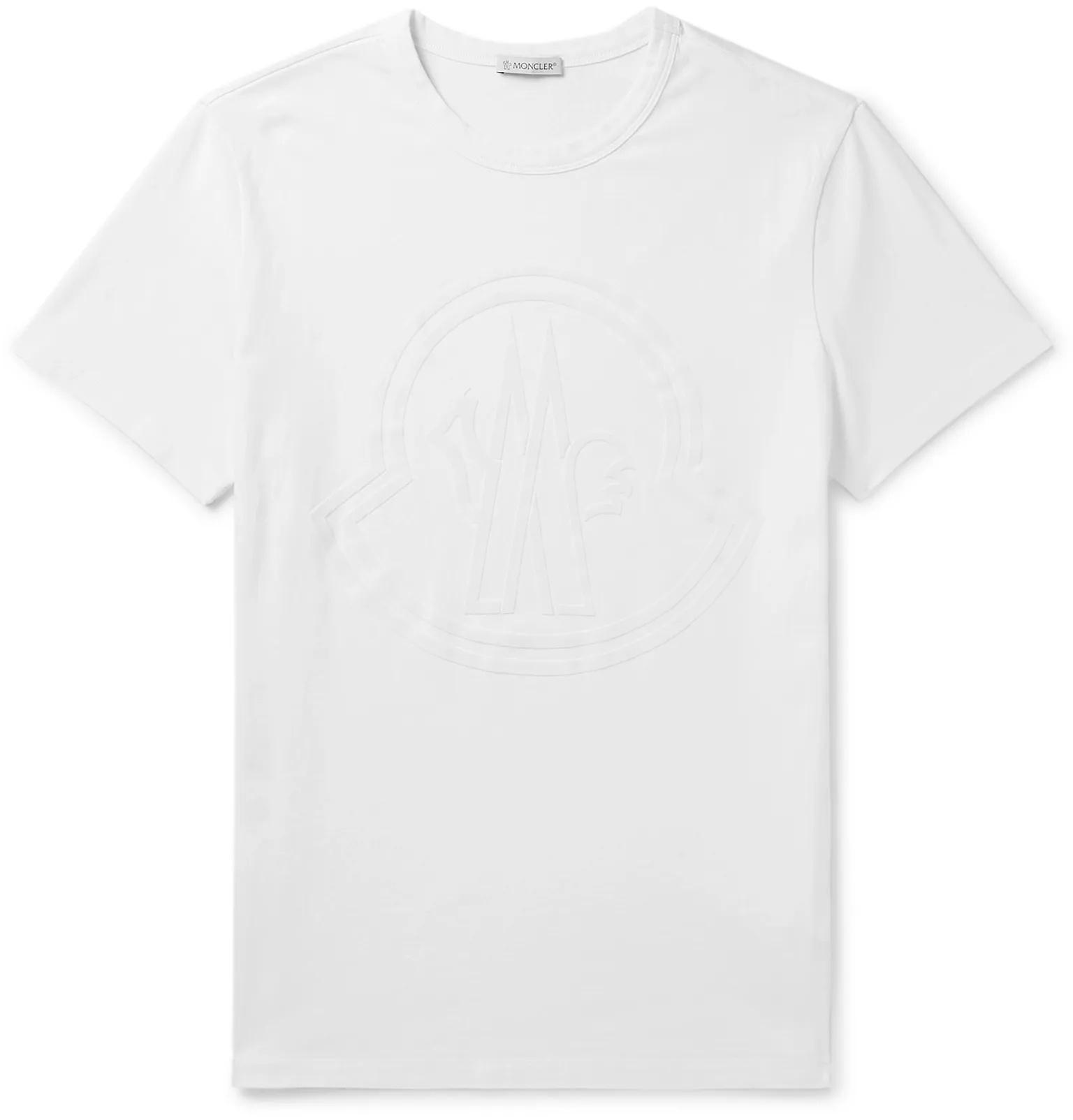 Logo-Flocked Cotton-Jersey T-Shirt - 1