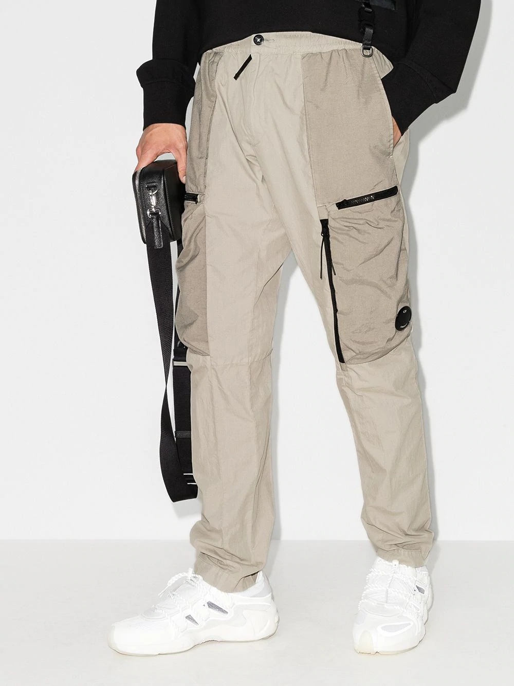 zip-pocket cargo trousers - 2