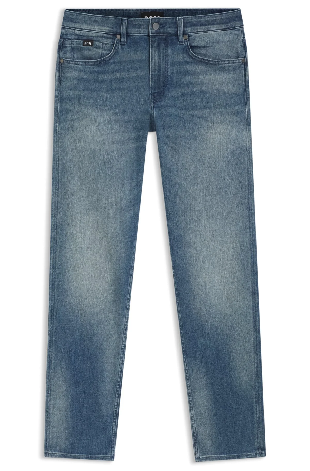 DELAWARE SLIM-FIT JEANS IN BLUE LIGHTWEIGHT DENIM - 1
