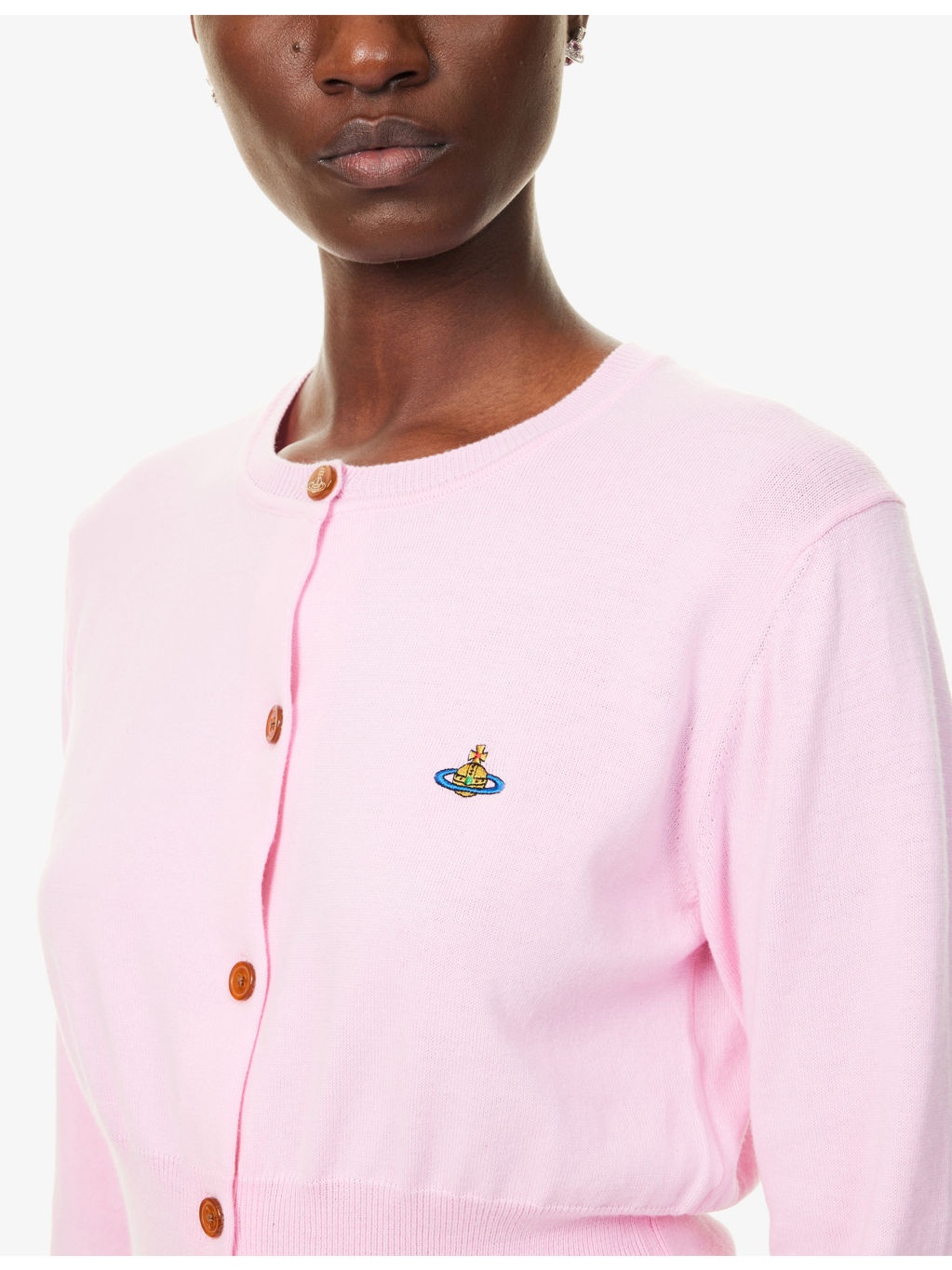 Bea cropped cotton and cashmere-blend knit cardigan - 5