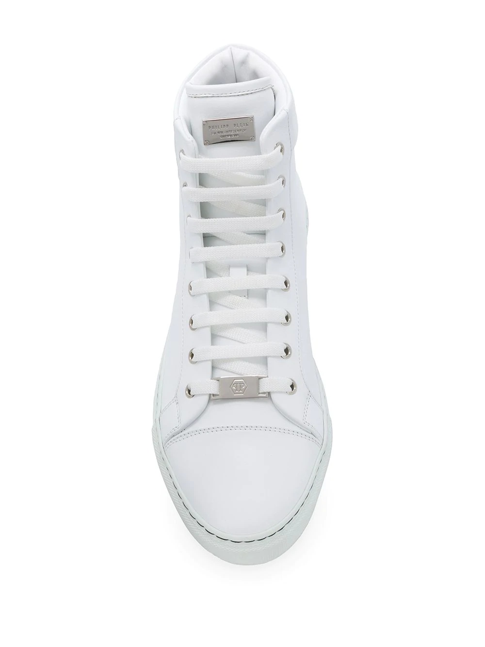 skull high-top sneakers - 4