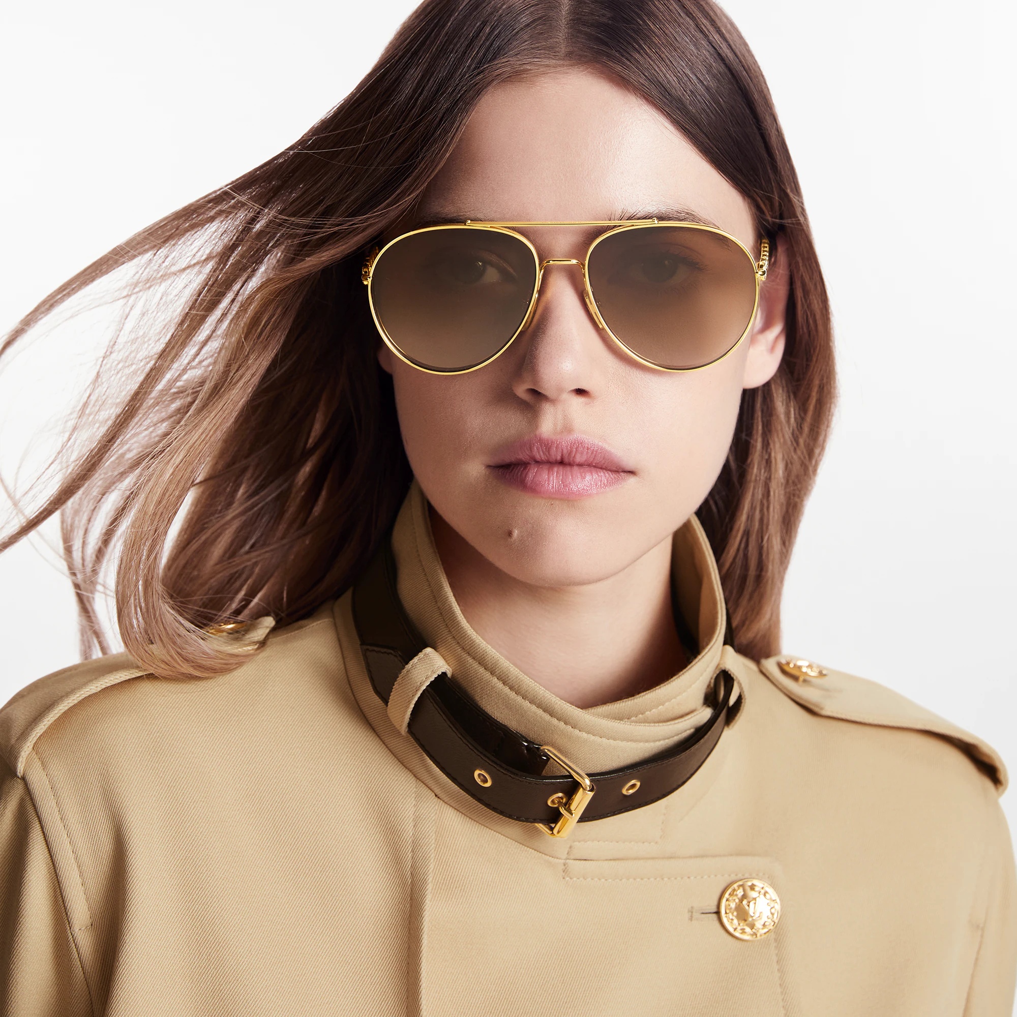 My LV Chain Pilot Sunglasses - 7