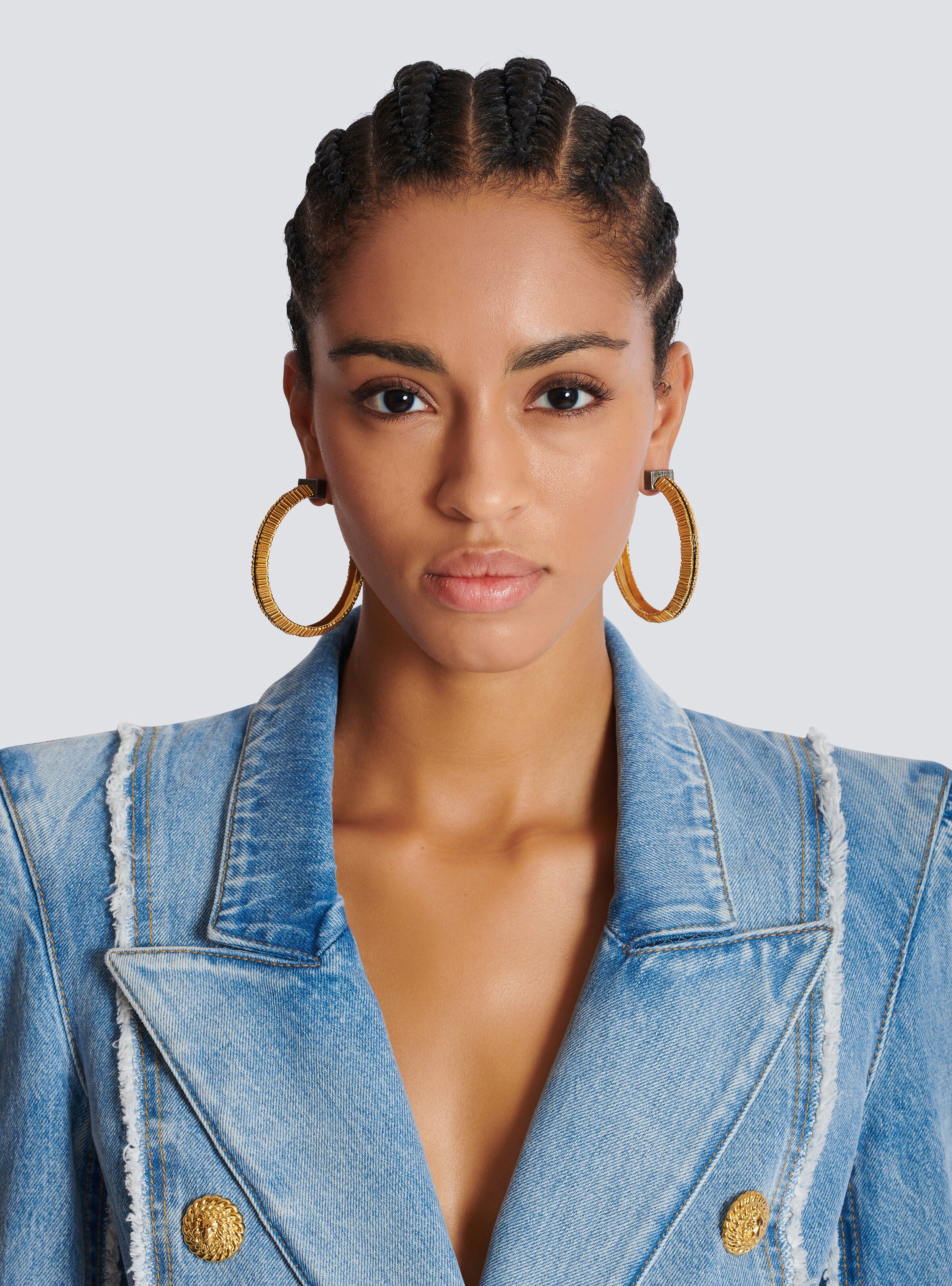 Brass Perfume hoops - 2