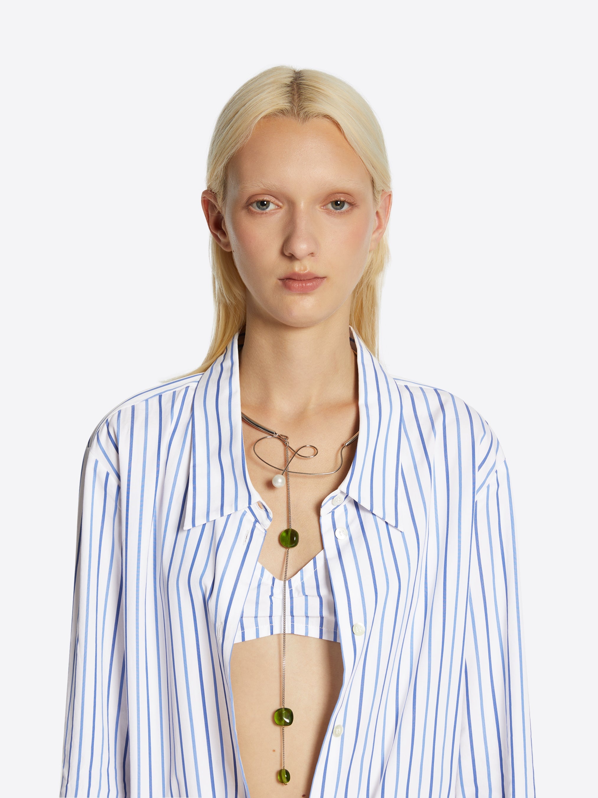 WAVED CHAIN NECKLACE - 4