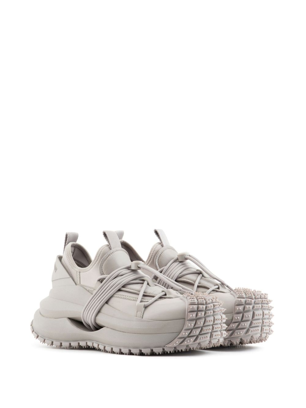 panelled chunky sneakers - 3