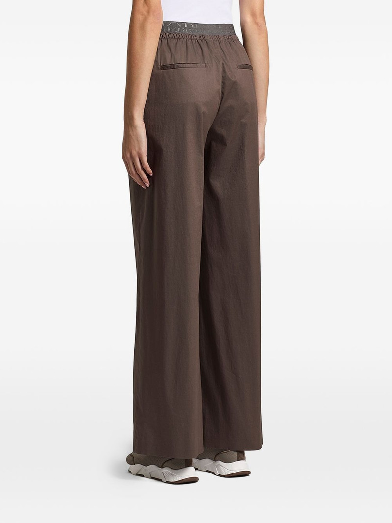 PESERICO logo-waistband trousers outlook