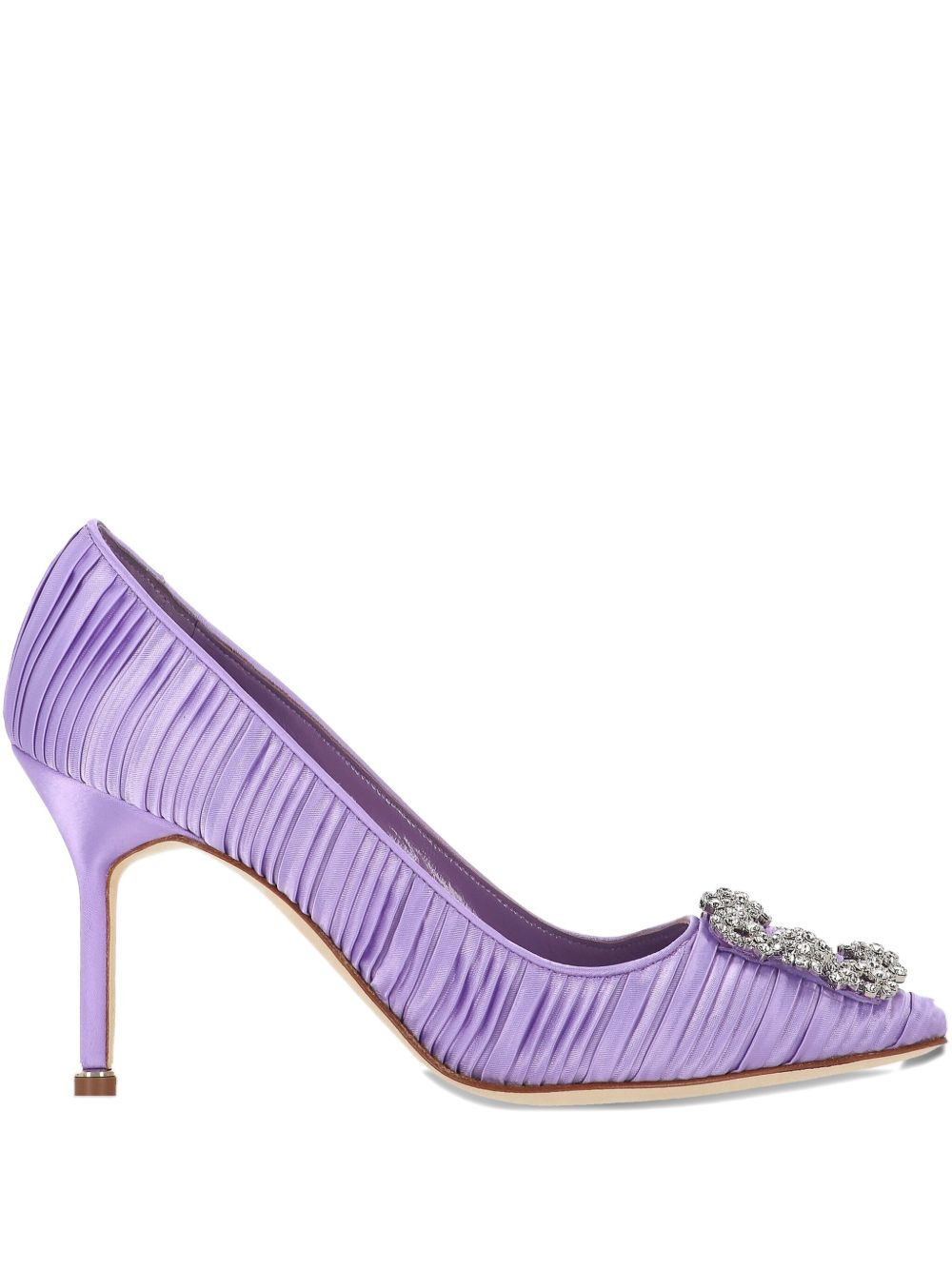 crystal-embellished pumps - 1