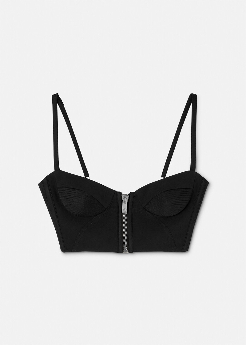 Zip Bralette Top - 1