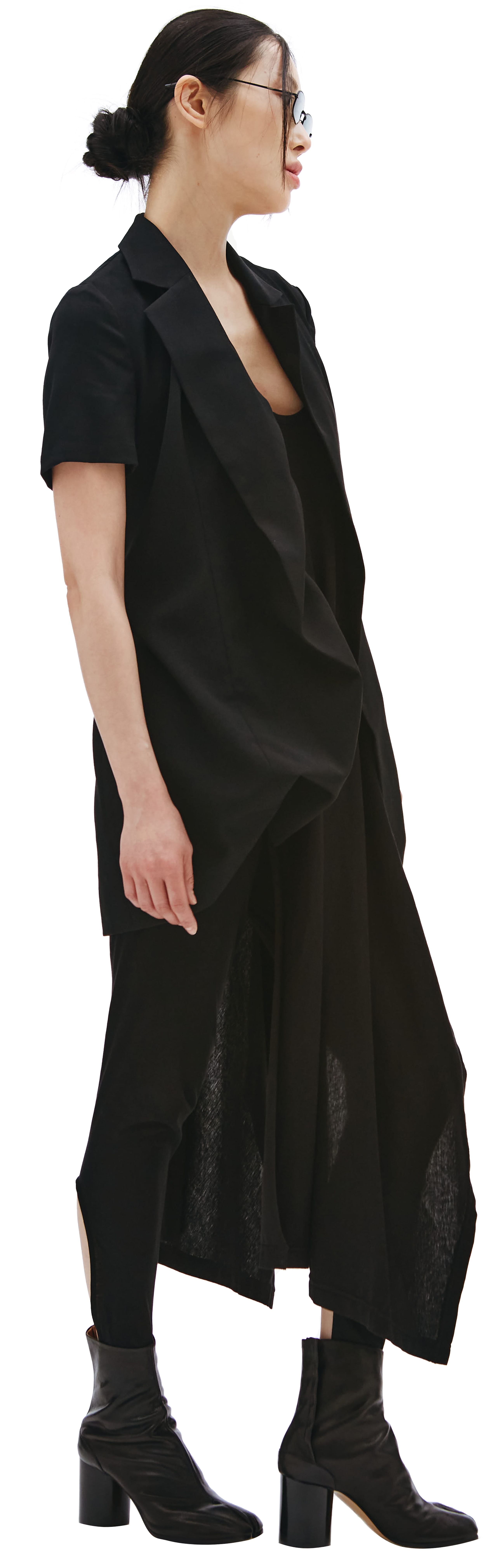 ASYMMETRIC SHORT-SLEEVED JACKET - 2