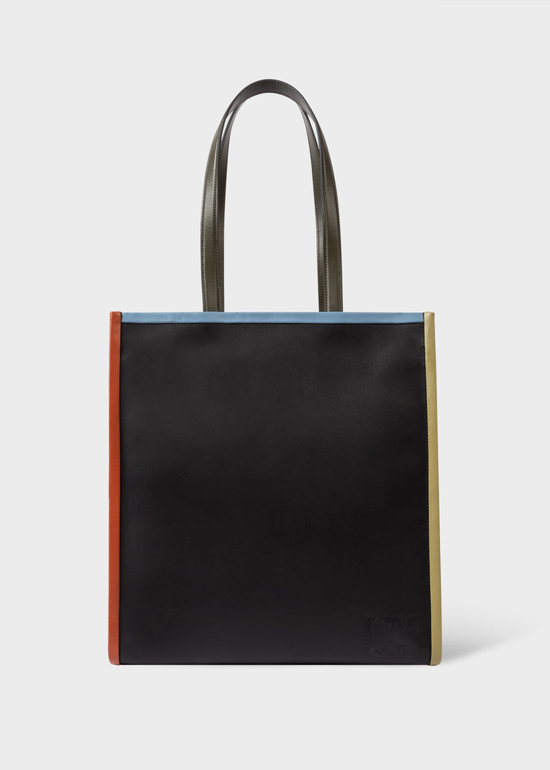 Contrast Piping Tote Bag 1