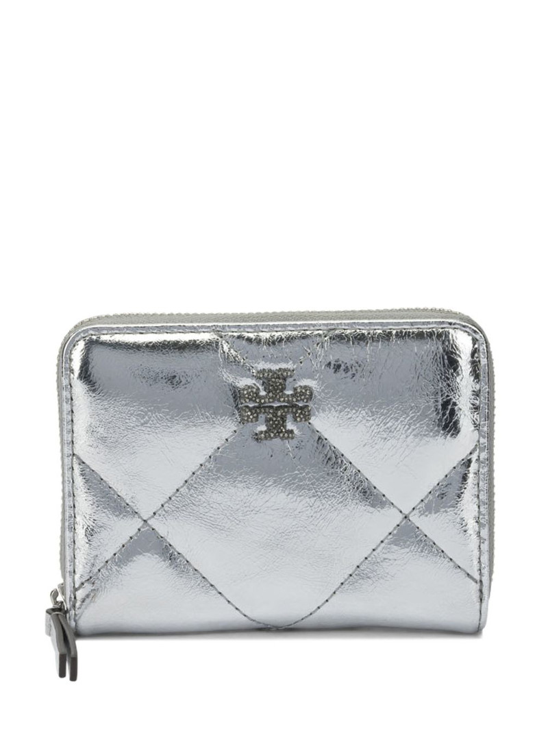 Kira Diamond Quilt Metallic wallet 1