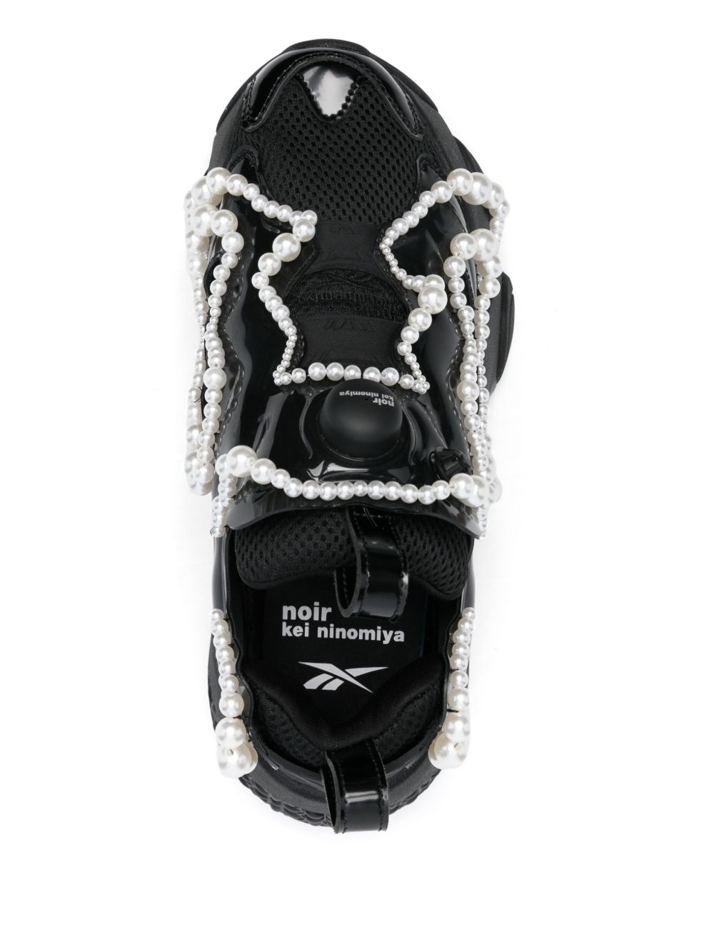 Noir Kei Ninomiya x Reebok pearl-embellished sneakers