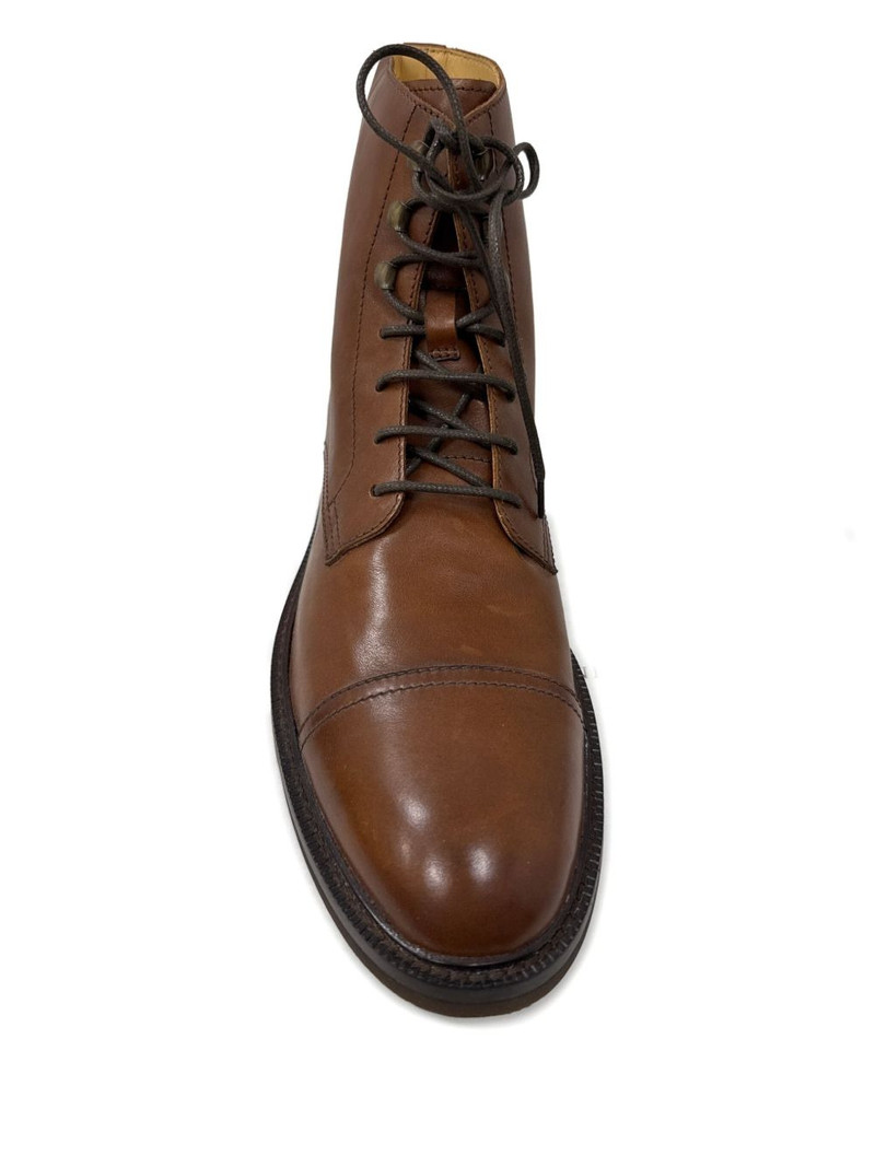 Brunello Cucinelli lace-up cap-toe boots outlook