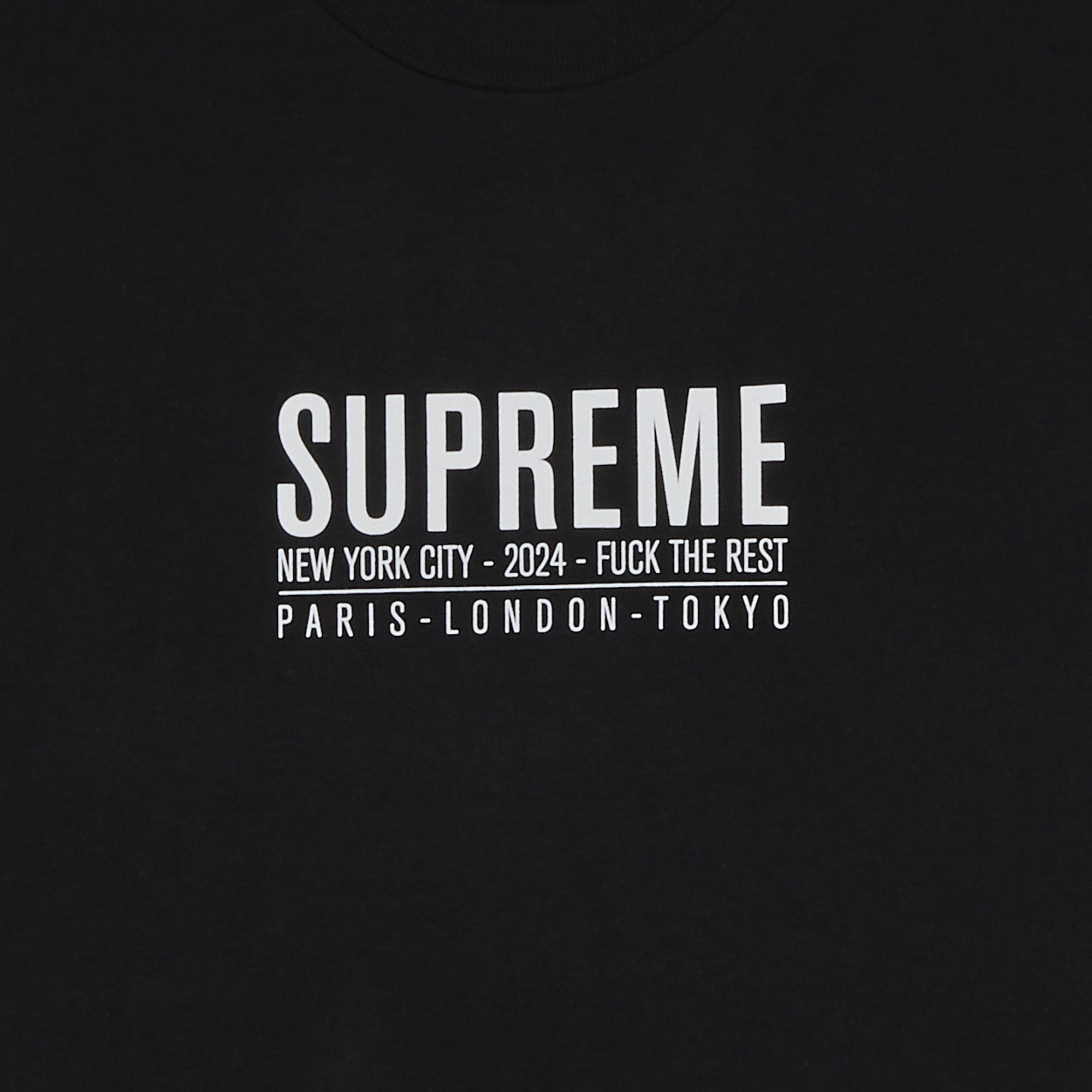 Supreme Paris Tee 'Black' - 2