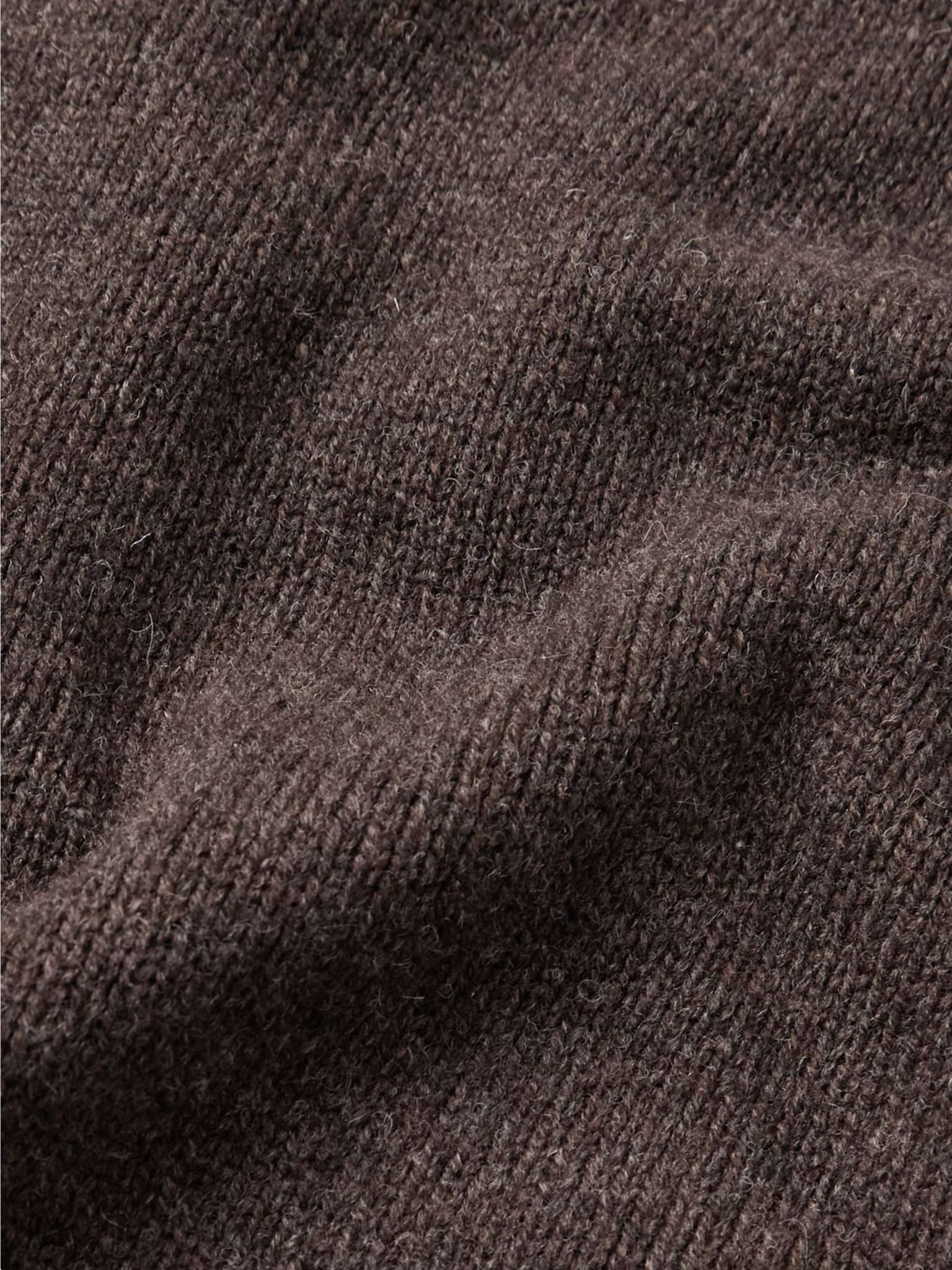Appliquéd Turtleneck Wool Sweater - 4