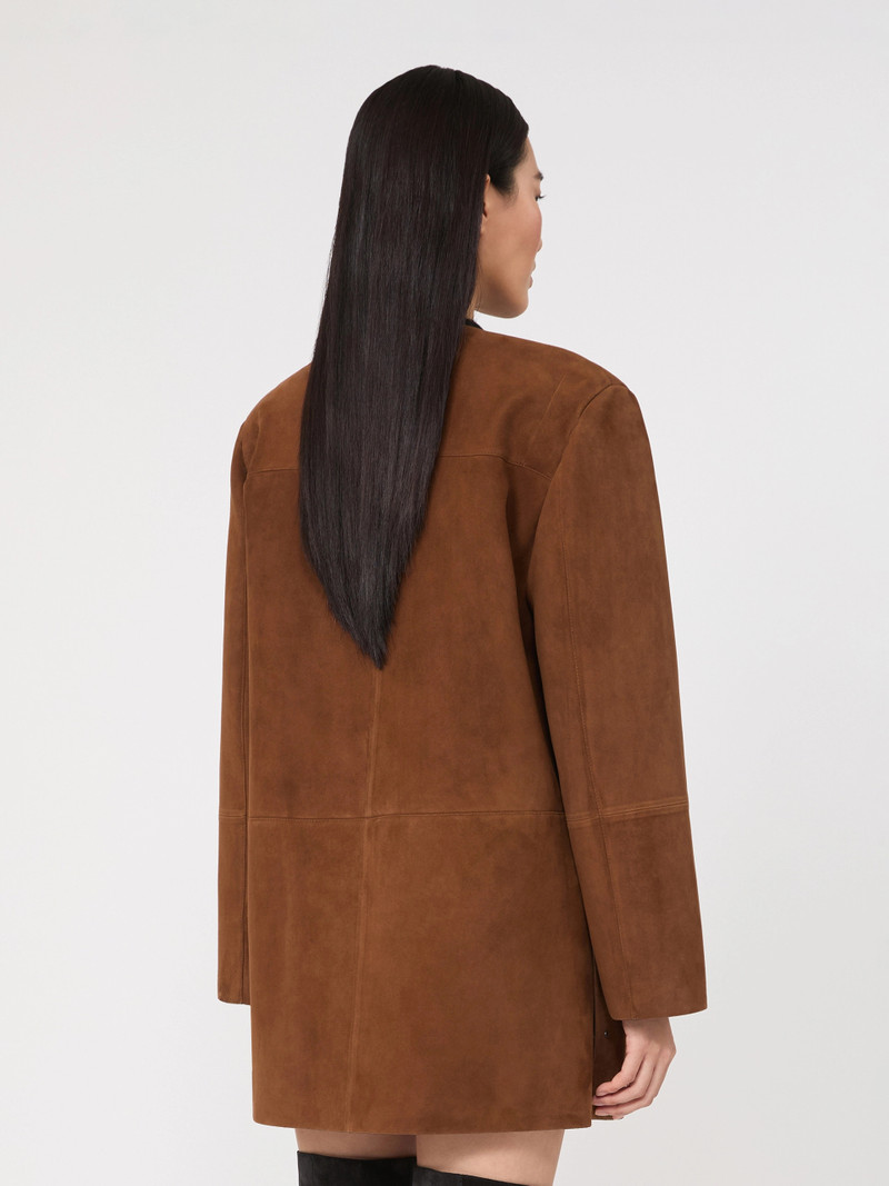 FUMATO Suede jacket - BROWN 4