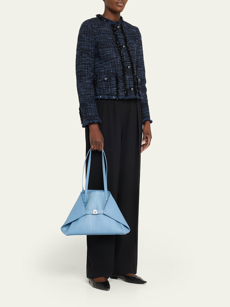 Ai Horsehair & Leather Tote Bag 5